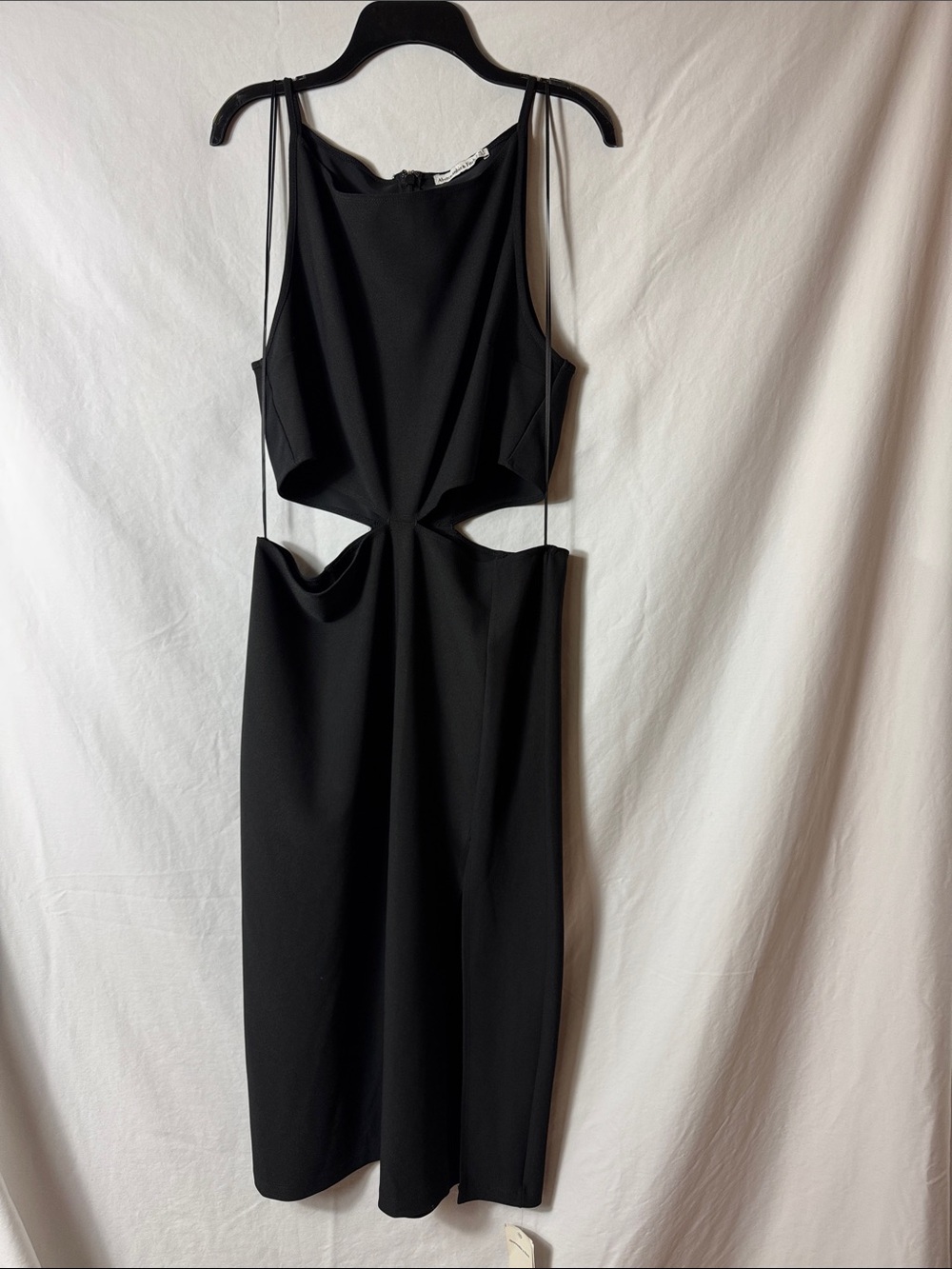 Abercrombie & Fitch Black Cutout Maxi Dress